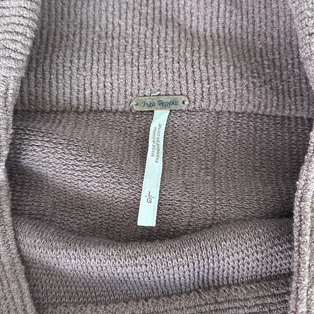 Free People Textured Tunic Sweater - Picture 4 of 5